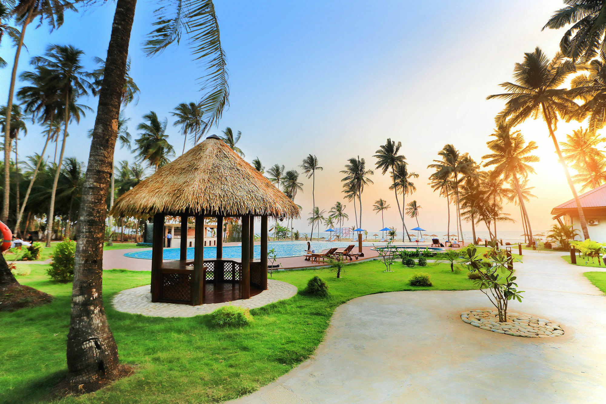 Eskala Hotels And Resorts Ngwesaung Bagian luar foto